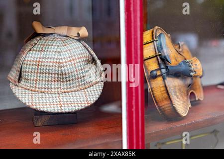 London, England – August 2023. 221B Baker Street ist die Londoner Adresse des fiktiven Detektivs Sherlock Holmes, der vom Autor Sir Arthur Conan geschaffen wurde Stockfoto