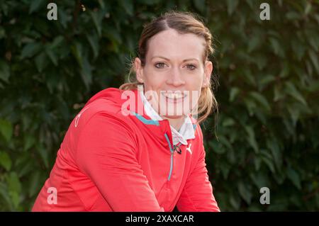 Olympia- und Commonwealth-Athlet Eilidh Child. 19/11/13 Stockfoto