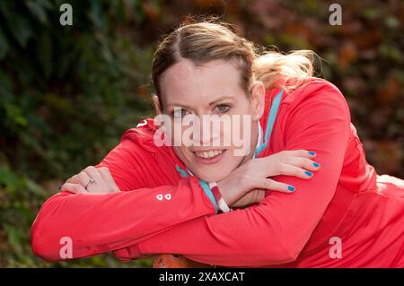 Olympia- und Commonwealth-Athlet Eilidh Child. 19/11/13 Stockfoto