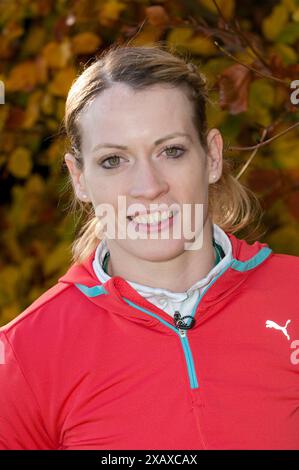 Olympia- und Commonwealth-Athlet Eilidh Child. 19/11/13 Stockfoto