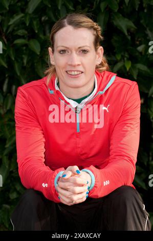 Olympia- und Commonwealth-Athlet Eilidh Child. 19/11/13 Stockfoto