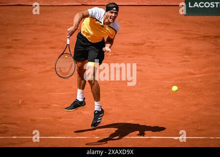 Paris, Frankreich. Juni 2024. Alexander ZVEREV aus Deutschland am 15. Tag des Roland-Garros 2024, ATP und WTA Grand Slam Tennis Turnier am 09. Juni 2024 im Roland-Garros Stadion in Paris, Frankreich - Foto Matthieu Mirville/DPPI Credit: DPPI Media/Alamy Live News Stockfoto