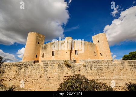 Schloss Bellver, 14. Jahrhundert, Palma de Mallorca, Mallorca, Balearen, Spanien Stockfoto