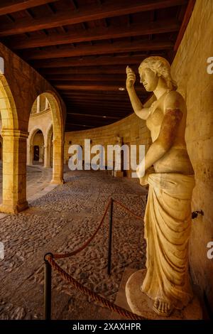 museum, Schloss Bellver, 14. Jahrhundert, Palma de Mallorca, Mallorca, Spanien Stockfoto