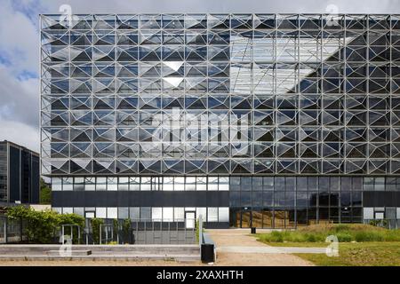 Niels Bohr Bygningen (Niels Bohr Building), Teil der Universität Kopenhagen, entworfen von Vilhelm Lauritzen Arkitekter, 2023; Kopenhagen, Dänemark Stockfoto