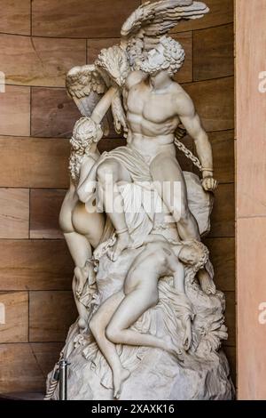 Prometheus und die Ozeanide, Eduard Müller, Alte Nationalgalerie, Alte Nationalgalerie, Museumsinsel, Berlin, Deutschland, europa Stockfoto