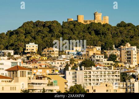 Das Schloss Bellver (XIV Jahrhundert), Palma, Mallorca, Balearen, Spanien Stockfoto