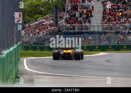 Montreal, Kanada. Juni 2024. Lando Norris aus Großbritannien fuhr das (4) McLaren F1 Team MCL38 Mercedes während des GP du Canada, Formel 1, auf dem Circuit Gilles Villeneuve. Quelle: Alessio Morgese// Emage / Alamy Live News Stockfoto