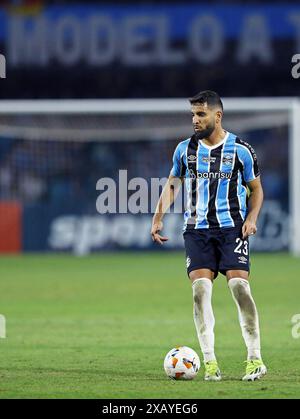 Curitiba, Brasilien. Juni 2024. Pepe of Gremio, während des Spiels zwischen Gremio und Estudiantes für die 5. Runde der Gruppe C der Libertadores 2024, am 08. Juni im Couto Pereira Stadium in Curitiba, Brasilien. Foto: Heuler Andrey/DiaEsportivo/Alamy Live News Credit: DiaEsportivo/Alamy Live News Stockfoto