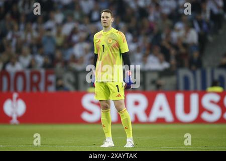 MONCHENGLADBACH - deutscher Torhüter Manuel neuer während des Freundschaftsspiels zwischen Deutschland und Griechenland im Borussia-Park am 7. Juni 2024 in Monchengladbach. ANP | Hollandse Hoogte | BART STOUTJESDIJK Stockfoto