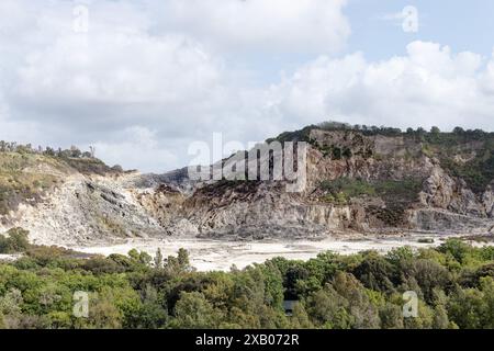 Die Pozzuoli Solfatara. Stockfoto