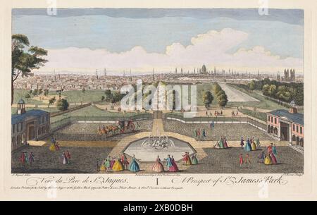 Ein gedruckter Farbstich der allgemeinen Ansicht des Queens Square London im Jahr 1786, Herausgeber Edward Dayes, Skyline aus dem 18. Jahrhundert und historische Perspektive der Stadt, graviert Aquarellfarbe alter alter alter Antikdruck Stockfoto