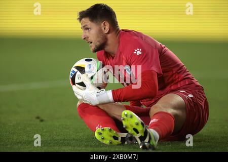 Empoli, Italien. Juni 2024. Kenan Piric aus Bosnien und Herzegowina während des internationalen Freundschaftsspiels im Stadio Carlo Castellani, Empoli. Der Bildnachweis sollte lauten: Jonathan Moscrop/Sportimage Credit: Sportimage Ltd/Alamy Live News Stockfoto