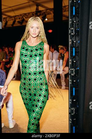 Mai 30 bis 2. Juni, Miami Florida, USA. Miami Swim Week Backstage Stockfoto