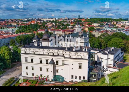 Palast der Großherzöge von Litauen in Vilnius Stockfoto