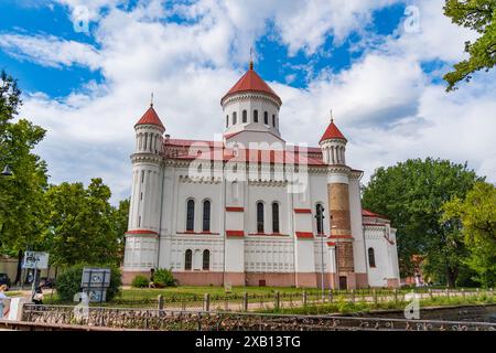 Orthodoxe Kathedrale der Gottesmutter in Vilnius, Litauen Stockfoto