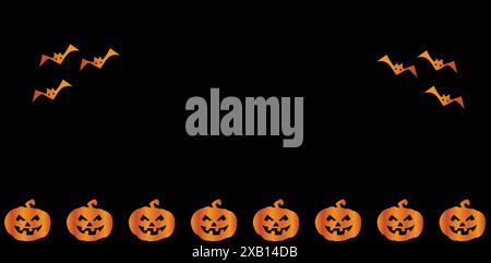 Bunte Halloween-Freuden-Hintergrundillustration Inspiration Stock Vektor