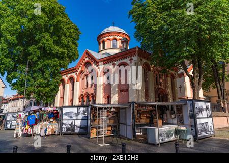 Nikolaikirche in Vilnius, Litauen Stockfoto