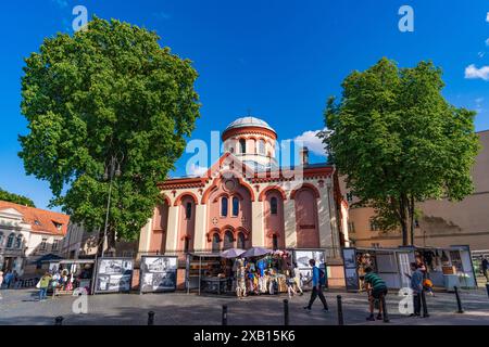 Nikolaikirche in Vilnius, Litauen Stockfoto