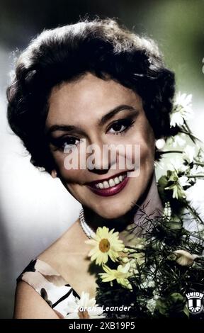 Leander, Zarah, 15.3.1907 - 23.6,1981, schwedische Schauspielerin und Sängerin, Porträt, 1950er Jahre, ADDITIONAL-RIGHTS-CLEARANCE-INFO-NOT-AVAILABLE Stockfoto