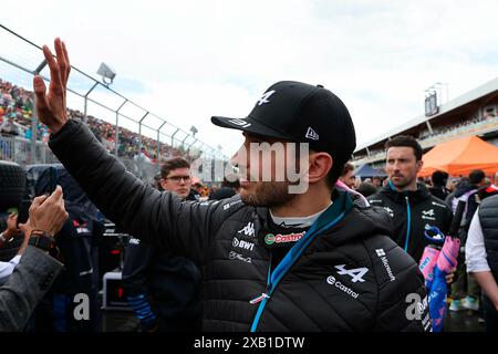 Montreal, Kanada. Juni 2024. 09.06.2024, Circuit Gilles-Villeneuve, Montreal, FORMEL 1 AWS GRAND PRIX DU CANADA 2024, im Bild Esteban Ocon (FRA), Alpine F1 Team Credit: dpa/Alamy Live News Stockfoto