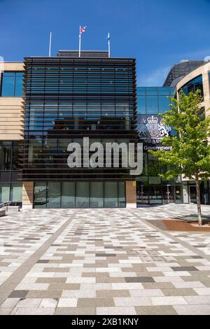 Queen Elizabeth House, britisches Regierungszentrum in Edinburgh, Schottland Stockfoto