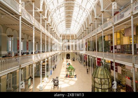 Grand Gallery, National Museum of Scotland, Edinburgh Stockfoto