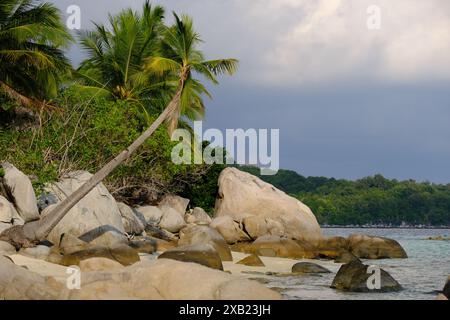 Indonesien Anambas-Inseln - Telaga Island Beach Stockfoto