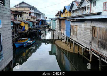 Indonesien Anambas Inseln - Terempa Harbor Gebiet Stockfoto