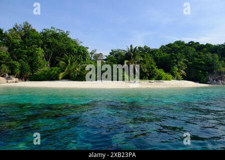 Indonesia Anambas Islands - idyllische Küste und Blick auf den Strand Stockfoto