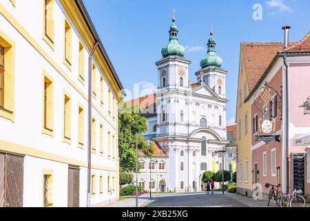 Geographie / Reisen, Deutschland, Bayern, Waldsassen, Basilikaplatz, ADDITIONAL-RIGHTS-CLEARANCE-INFO-NOT-AVAILABLE Stockfoto