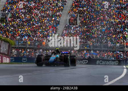 Montreal, Kanada. Juni 2024. Pierre Gasly aus Frankreich fuhr das (10) BWT Alpine F1 Team A524 Renault während des GP du Canada, Formel 1, auf dem Circuit Gilles Villeneuve. Quelle: Alessio Morgese/Alessio Morgese/Emage/Alamy Live News Stockfoto