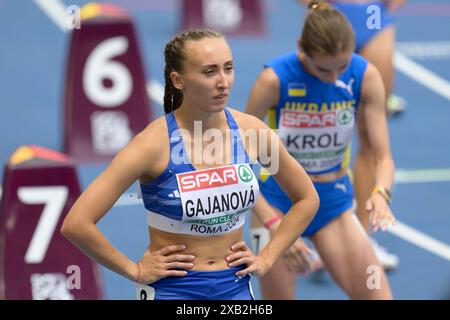 Roma, Italien. Juni 2024. Slovas Republik Gabriela Gajanova tritt 800m Frauen bei der 26. Ausgabe der Leichtathletik-Europameisterschaft 2024 in Rom an - Montag, 10. Juni 2024 - Sport, Leichtathletik (Foto: Fabrizio Corradetti/LaPresse) Credit: LaPresse/Alamy Live News Stockfoto