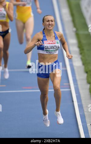 Roma, Italien. Juni 2024. Slovas Republik Gabriela Gajanova tritt 800m Frauen bei der 26. Ausgabe der Leichtathletik-Europameisterschaft 2024 in Rom an - Montag, 10. Juni 2024 - Sport, Leichtathletik (Foto: Fabrizio Corradetti/LaPresse) Credit: LaPresse/Alamy Live News Stockfoto