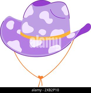 Stiefel Cowgirl Hut Cartoon Vektor Illustration Stock Vektor