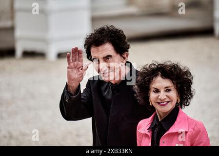 Antonin Burat/Le Pictorium - Staatsbesuch von US-Präsident Joe Biden in Frankreich. Juni 2024. Frankreich/Paris - der ehemalige Kulturminister Jack lang während eines Staatsessens im Elysee Palace in Paris am 8. Juni 2024 im Rahmen eines Staatsbesuchs von US-Präsident Joe Biden. Quelle: LE PICTORIUM/Alamy Live News Stockfoto