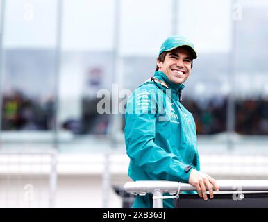 Montreal, Kanada. Juni 2024. #18 Lance Walk (CAN, Aston Martin Aramco F1 Team), F1 Grand Prix von Kanada auf dem Circuit Gilles-Villeneuve am 9. Juni 2024 in Montreal, Kanada. (Foto von HOCH ZWEI) Credit: dpa/Alamy Live News Stockfoto