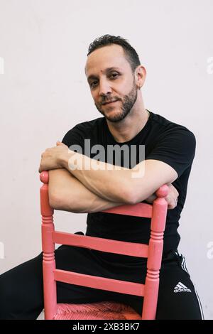 Madrid, Spanien. Juni 2024. Der Tänzer Manuel Liñan während seiner Vorführung seiner Show Muerta de amor im Centro Coreografico Canal am 10. Juni 2024 in Madrid Credit: SIPA USA/Alamy Live News Stockfoto