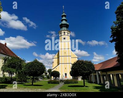 Wallfahrtskirche Mariä Himmelfahrt in Sammarei, Landkreis Passau, Niederbayern, Bayern, Deutschland Stockfoto