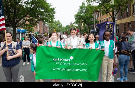 157. Memorial Day Parade am 27. Mai 2024 IN BAY RIDGE, BROOKLYN, NEW YORK. Stockfoto