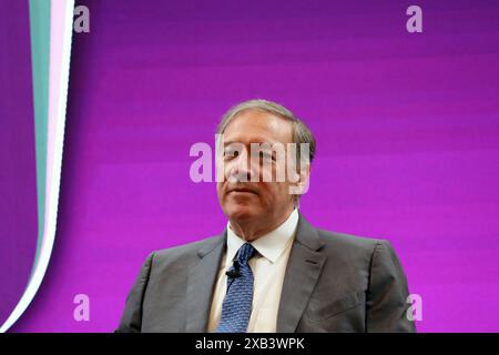 London, Großbritannien. Juni 2024. Ehemaliger US-Außenminister Mike Pompeo bei RUSI, London, UK Credit: Dominic Dudley/Alamy Live News Stockfoto
