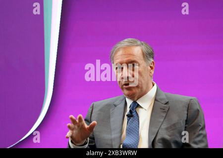 London, Großbritannien. Juni 2024. Ehemaliger US-Außenminister Mike Pompeo bei RUSI, London, UK Credit: Dominic Dudley/Alamy Live News Stockfoto