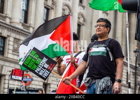 Nationalmarsch Für Palästina 08/06/24 Stockfoto