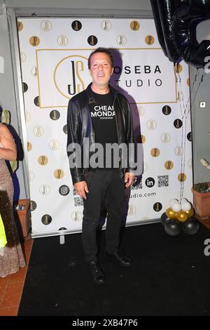 Rom, Italien. Juni 2024. Rom, Joseba Geburtstag des Plattenproduzenten Gianni Testa, auf dem Foto: Savino Zaba Credit: Independent Photo Agency/Alamy Live News Stockfoto