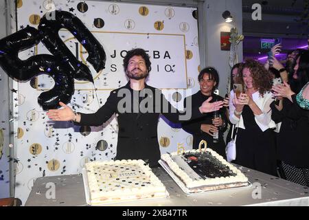 Rom, Italien. Juni 2024. Rom, Joseba Geburtstag des Plattenproduzenten Gianni Testa, auf dem Foto: Gianni Testa Credit: Independent Photo Agency/Alamy Live News Stockfoto