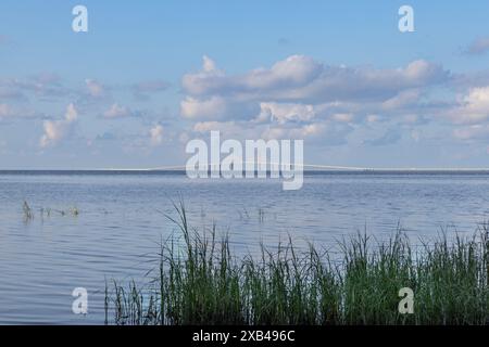Sunshine Skyway Bridge Tampa St. Petersburg Florida Vereinigte Staaten von Amerika Stockfoto