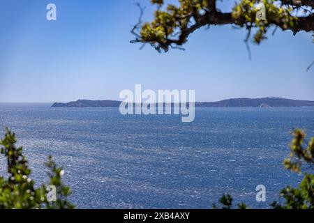 Archipel vor Hyeres im Mittelmeer Stockfoto