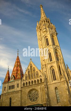 Die Matthiaskirche, Fischerbastei, Budapest, Ungarn Stockfoto