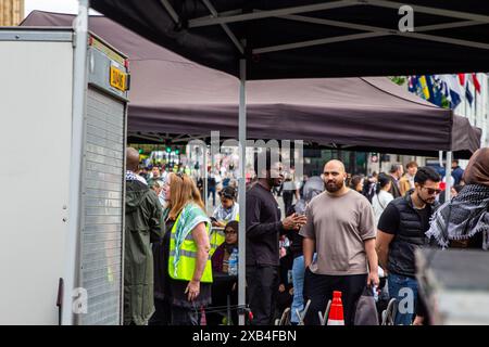 Nationalmarsch Für Palästina 08/06/24 Stockfoto