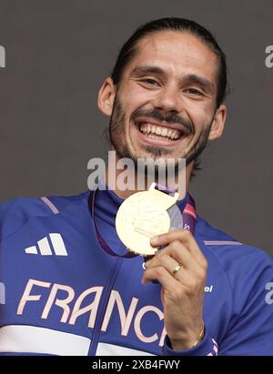 Rom, Italien. Juni 2024. Leichtathletik: Europameisterschaften, Europameisterschaften: Gabriel tual, Frankreich, 800 m, Goldmedaille. Quelle: Michael Kappeler/dpa/Alamy Live News Stockfoto